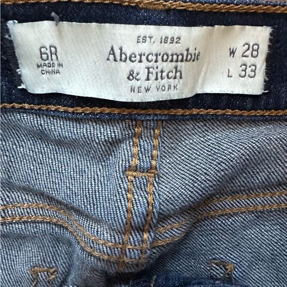 Abercrombie & Fitch Dark Wash Bootcut Emma Jeans 28/33 6 - Picture 6 of 7